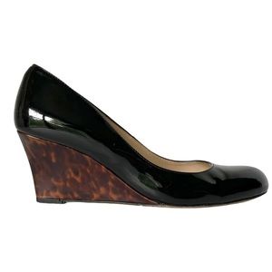 LK Bennett Black and Brown Wedges